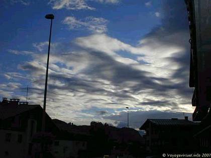 Nuages les Gets Alps