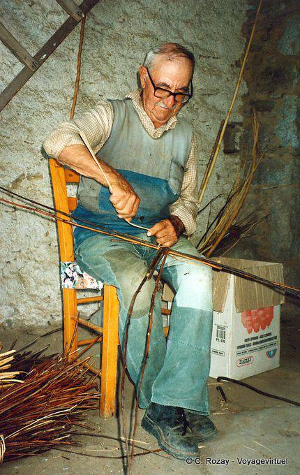 The old basket maker Volax, Tinos - Greece