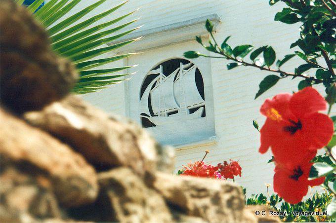 Marble sailboat, Tinos - Greece