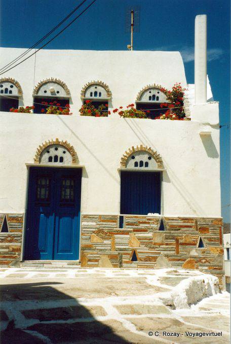 Tinos, typical of local architecture - Greece