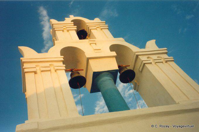 One of the towers of the village of Anafi - Greece