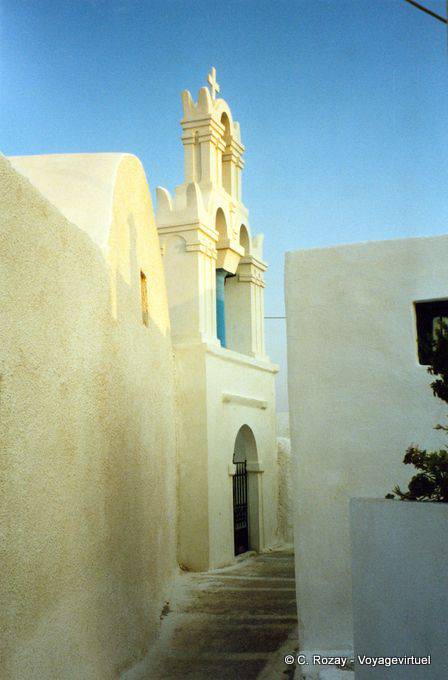 White Church in Chora, Anafi - Greece