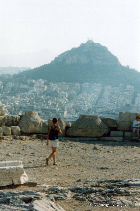 Athens, overlooking Lycabettus Hill - Greece