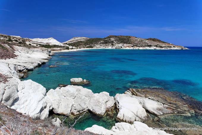 Kimolos, beach views of Prassa - Greece