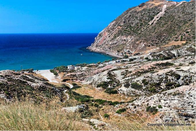 Milos, Agia Kiriaki, overview - Greece