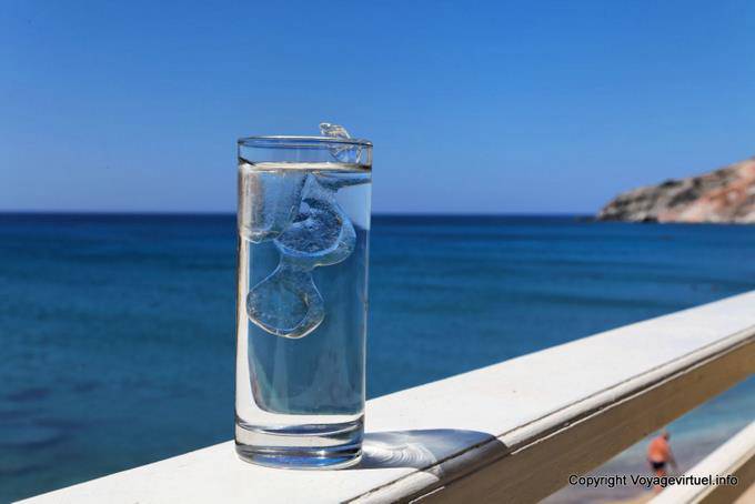 Milos, Paleohori, composition on ice - Greece