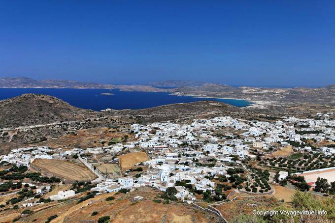 Milos, Plaka, view Trypiti (Τρυπητή) - Greece
