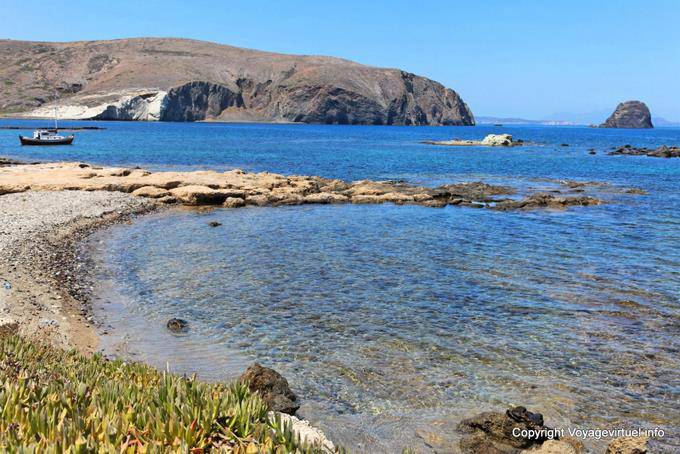 Milos, Pollonia, the beach Byronas - Greece