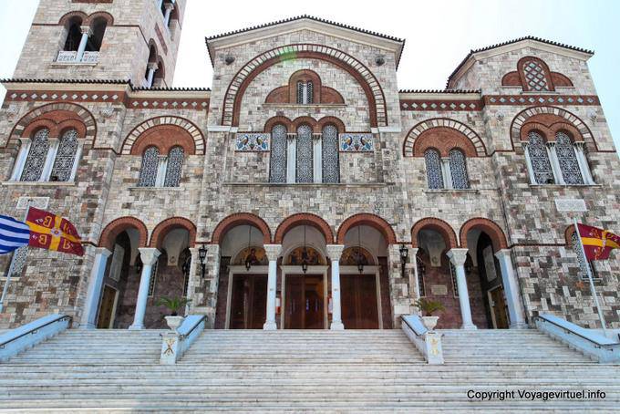 Piraeus, Agia Triada facade - Greece