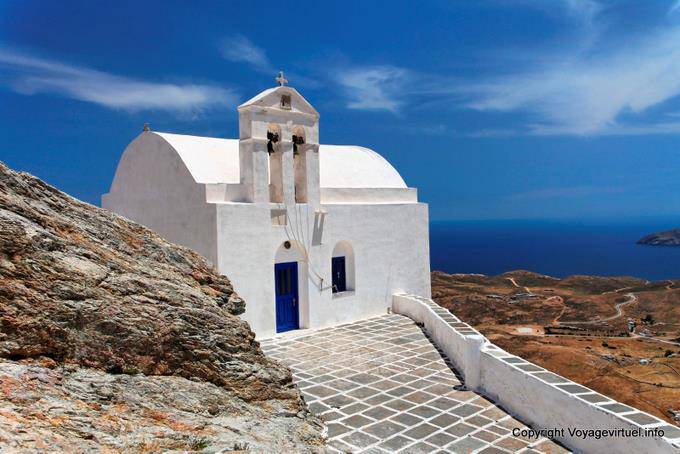 Serifos, Hora church on infinity - Greece
