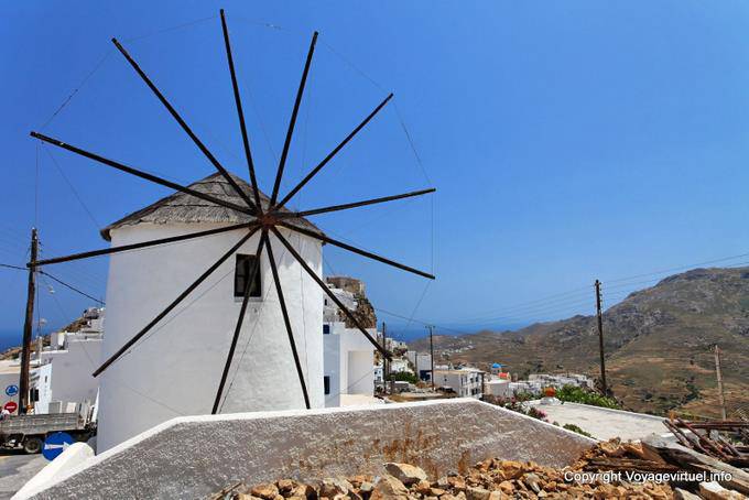 Serifos, Hora, windmill - Greece