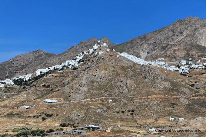 Serifos, Hora, panorama from the hilltop village - Greece