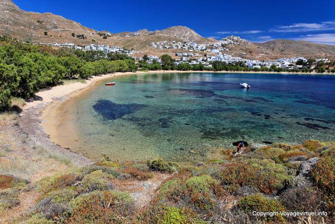 Serifos, Livadakia, panoramic view - Greece