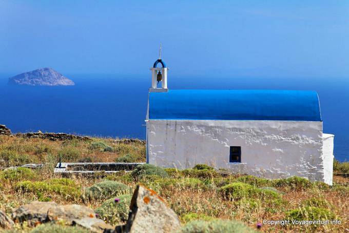 Serifos, Platis Gialos, church - Greece