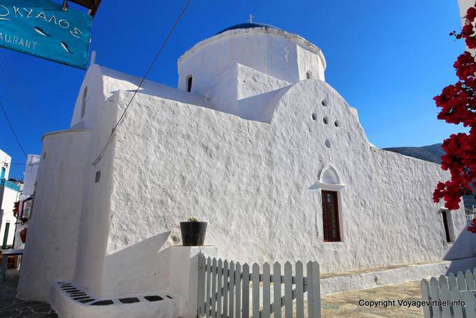 Sifnos, Apollonia Stavros, old church - Greece