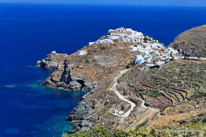 Sifnos, Kastro, another perspective on the village - Greece