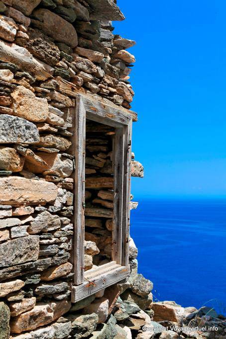 Sifnos, Kastro, sea window - Greece