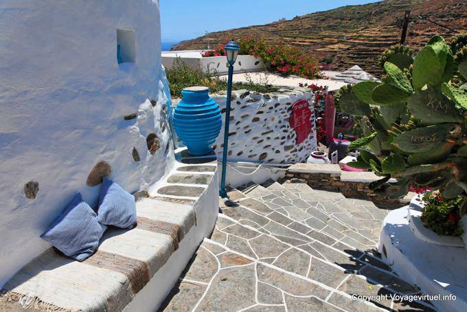 Sifnos, Kastro, architectural aesthetics - Greece