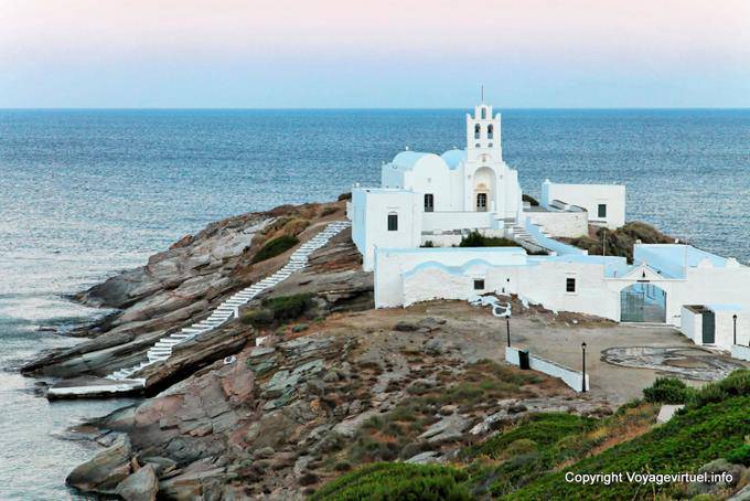 Sifnos Panagia Chryssopigi, strange light - Greece