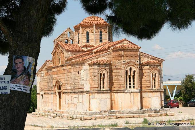 Old Church Nafpliou Koimesis, Epidavrou of road Argolides - Greece