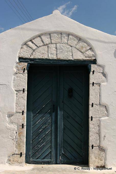 Ermioni, chapel door - Greece