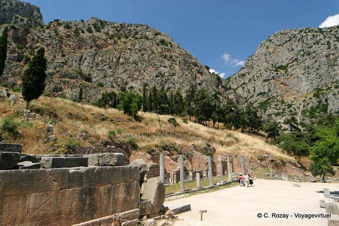 Votive offerings of the Spartans, Delphi - Greece