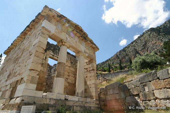 Athenian Treasury, Delphi - Greece