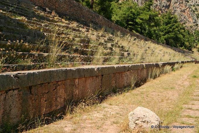 Stadium bleachers, Delphi - Greece