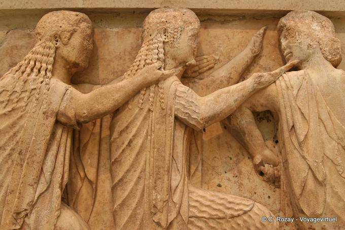 Marble Fresco, Museum of Delphi - Greece