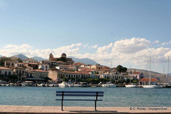 Facing the village Galaxidi - Greece