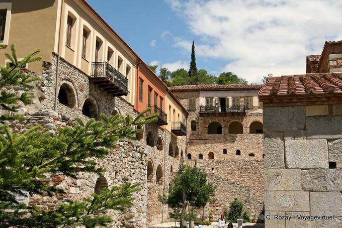 Cells of the monks, Monastery Osios Loukas - Greece