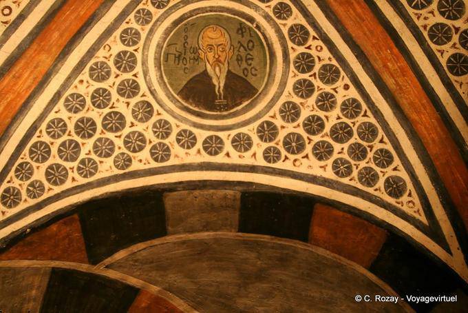 Paintings of Aghia Varvara Monastery of St. Luke - Greece