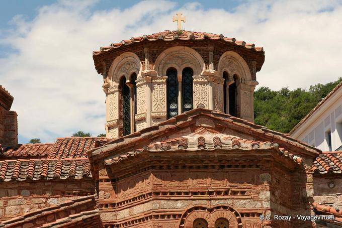 Byzantine details Hosios Loukas - Greece