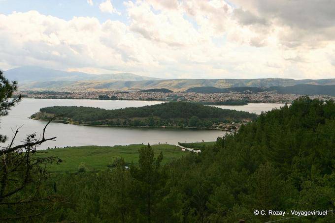 Small island of Kyra Frosyni, Ioannina - Greece