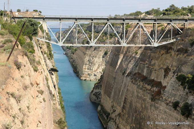 Korynthos, Corinth Canal, another view - Greece