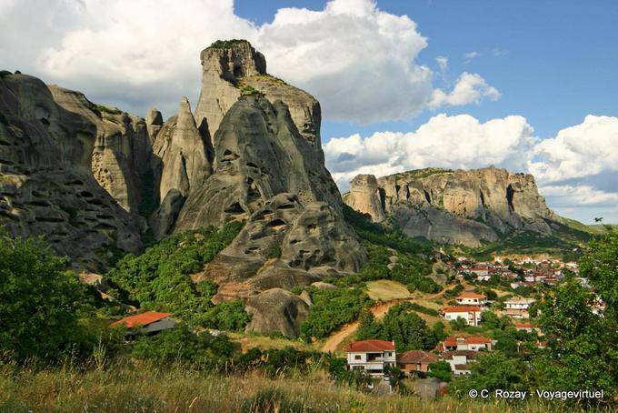 Panorama from Kalambaka Meteora - Greece