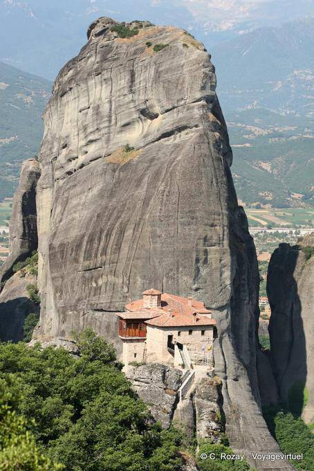 Monastery of Santa Barbara Roussanou, Meteora - Greece