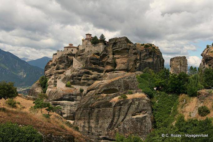 View from the monastery of Varlaam, Meteora - Greece