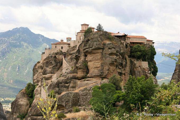 Convent date of 1536, the monastery of Varlaam, Meteora - Greece
