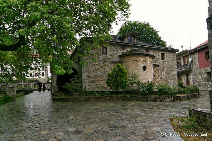 The back of the church Agia Paraskevi, Metsovo - Greece