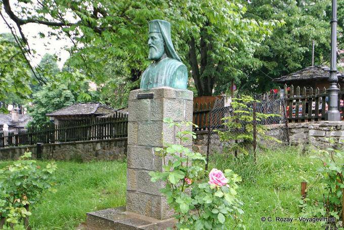 Bronze bust, Metsovo - Greece