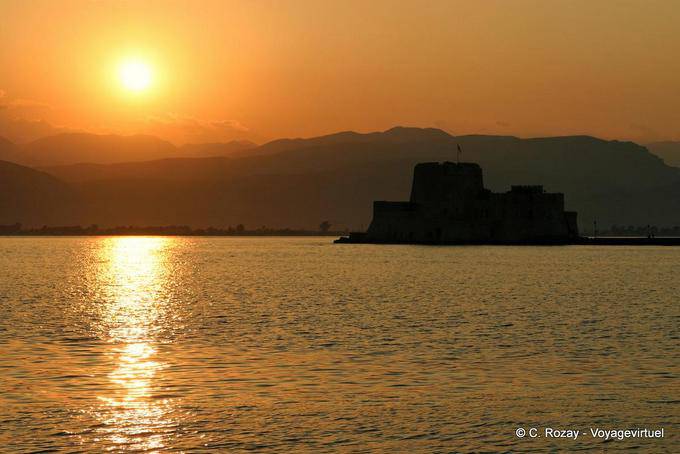 Nafplio, the Venetian Fortress Bourdzi - Greece
