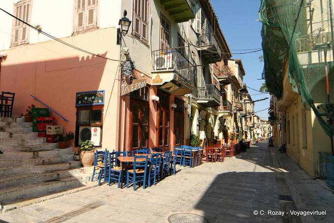 Tavern on the corner of Staikopoulou, Nafplion - Greece
