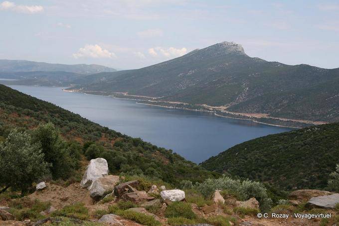 View on a bay of South Pelion Pella - Greece