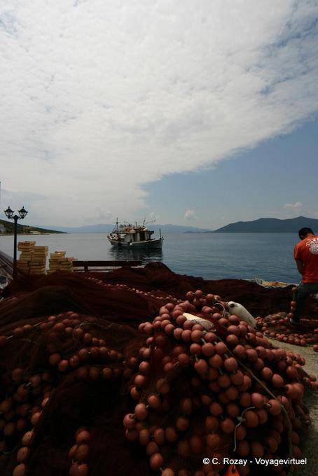 Fishing nets, Trikeri, Agia Kyriaki - Greece