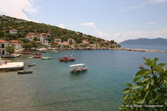 General view of the cove, Agia Kyriaki - Greece