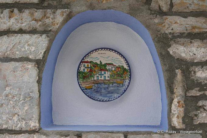 In the wall, Trikeri, Agia Kyriaki - Greece