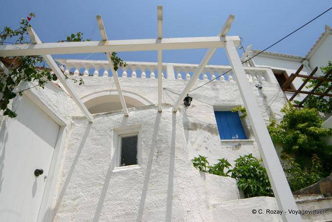 White pergola, Poros - Greece