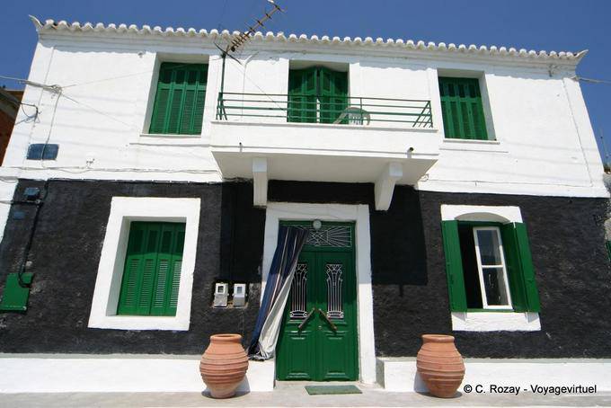 Black and green house, Poros - Greece
