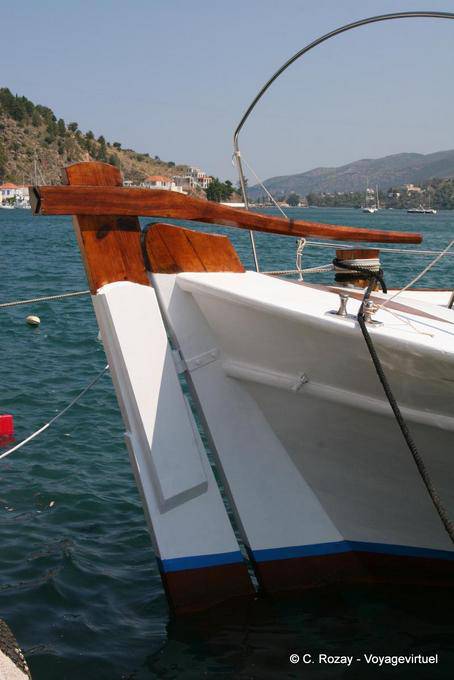 Wooden rudder, Poros - Greece